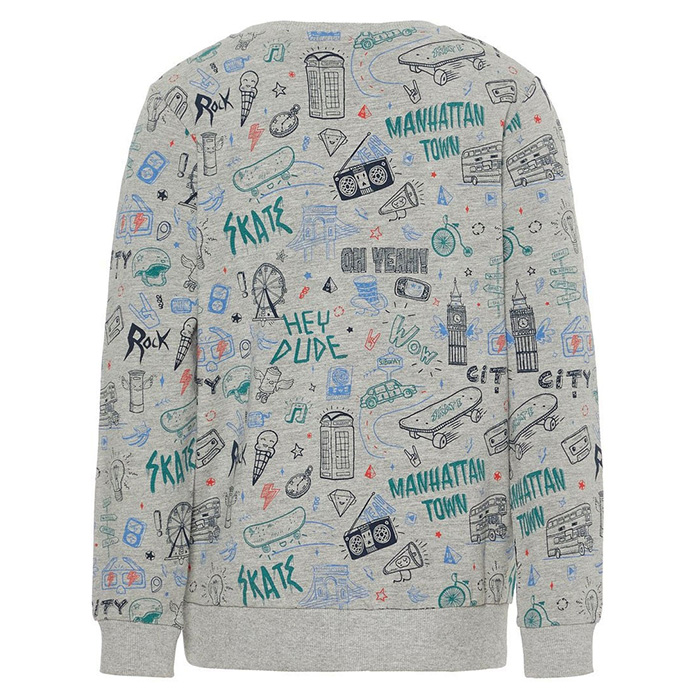 Толстовка для мальчика Серый L